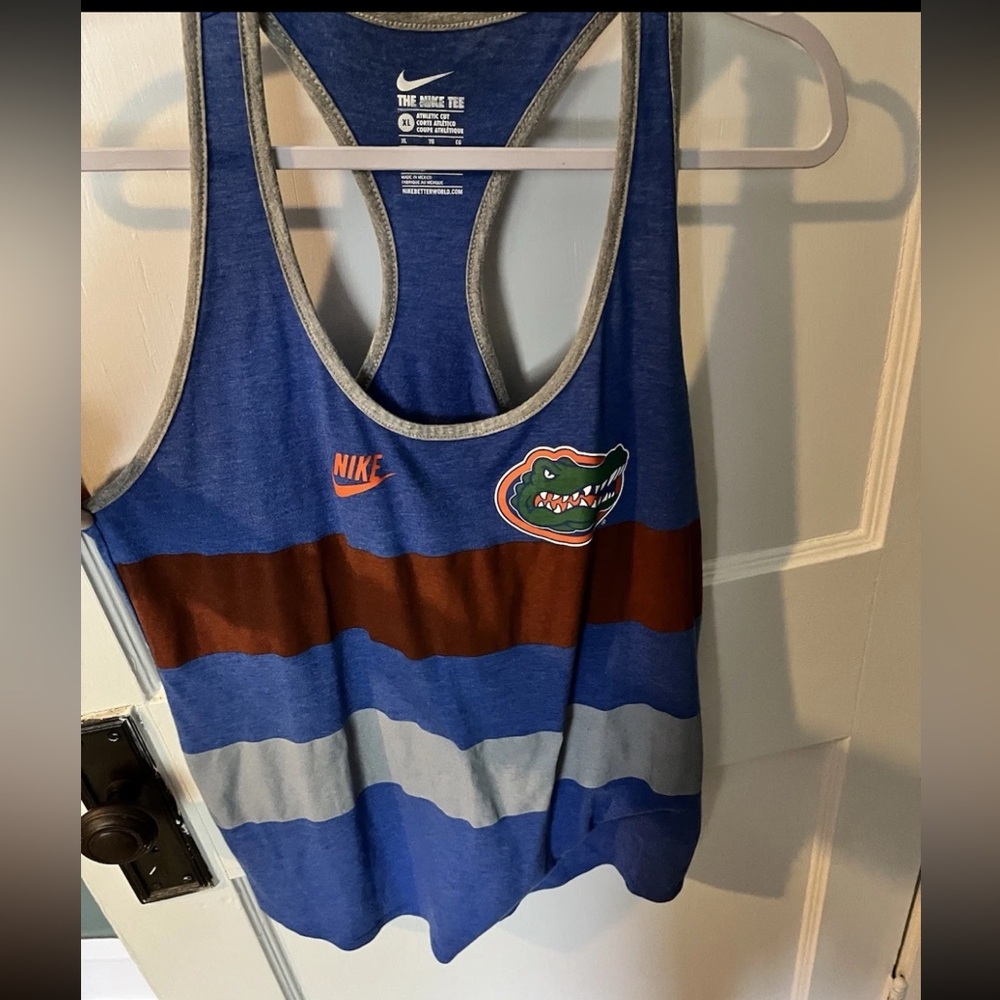 Nike Florida Gators Striped Tank Top